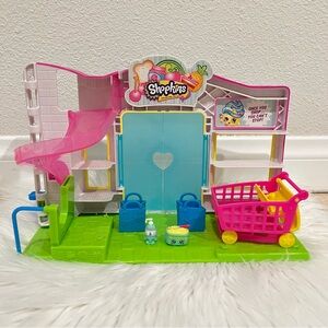Shopkins Small Mart Playset Basket Shopping Cart Bags Shopkins No Cash Register